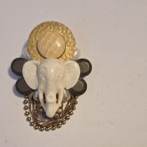 Big Elephant Bohemian Brooch